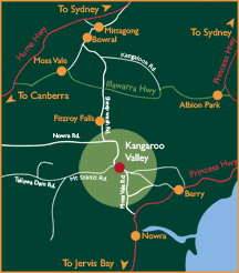 Glenmack Park Kangaroo Valley - Map